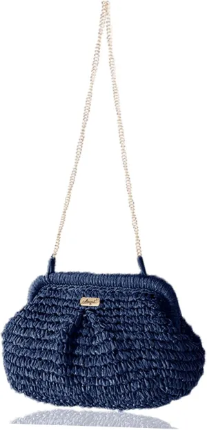 Straw Purse Crossbody Small Beach Bag for Women Vacation Summer Vintage Clutch