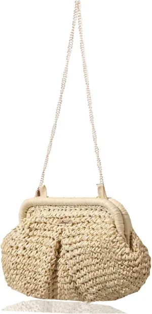 Straw Purse Crossbody Small Beach Bag for Women Vacation Summer Vintage Clutch