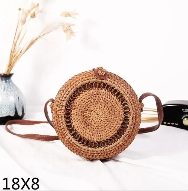 Straw Shoulder Bag