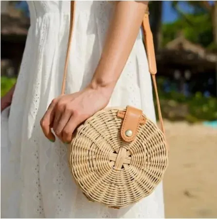 Straw Shoulder Bag