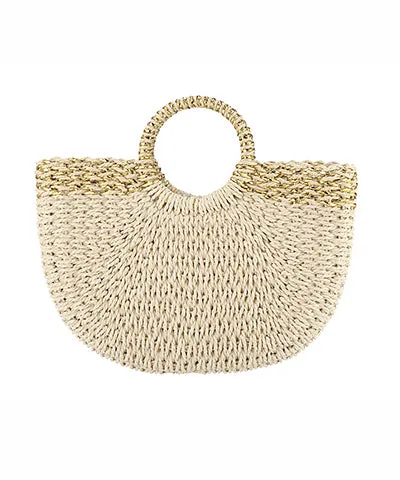 Straw Tote Bag