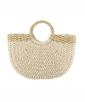 Straw Tote Bag