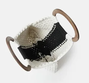 Straw Tote Handbags for Women Summer Beach Purse Tote Hand Woven Basket Boho Rattan Clutch Crossbody Shoulder Bag
