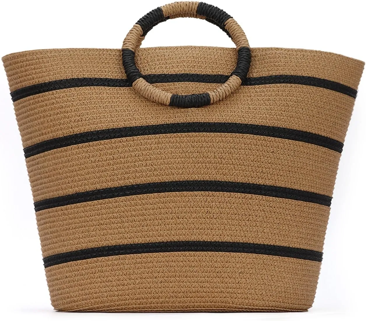 SUKUTU Large Straw Tote Bag for Women Rattan Woven Handbag Summer Beach Vacation Bag Crochet Tote
