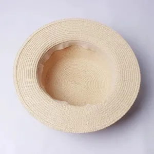 Summer Beach Bowknot Straw Hat