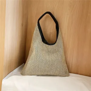 Summer Breeze Rattan Tote – Stylish Beach Bag