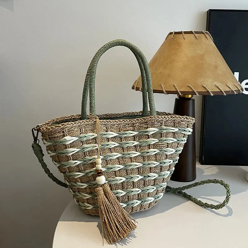 Summer Handmade Rattan Bag