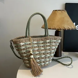 Summer Handmade Rattan Bag