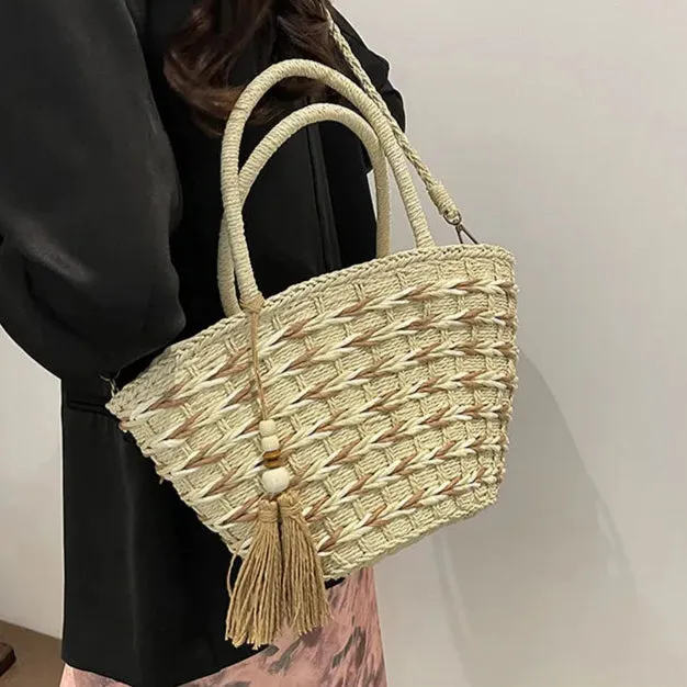 Summer Handmade Rattan Bag