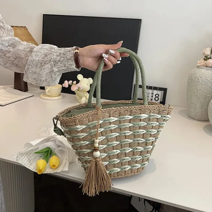 Summer Handmade Rattan Bag
