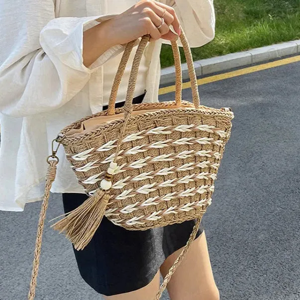 Summer Handmade Rattan Bag