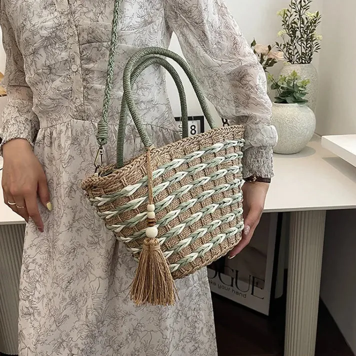 Summer Handmade Rattan Bag