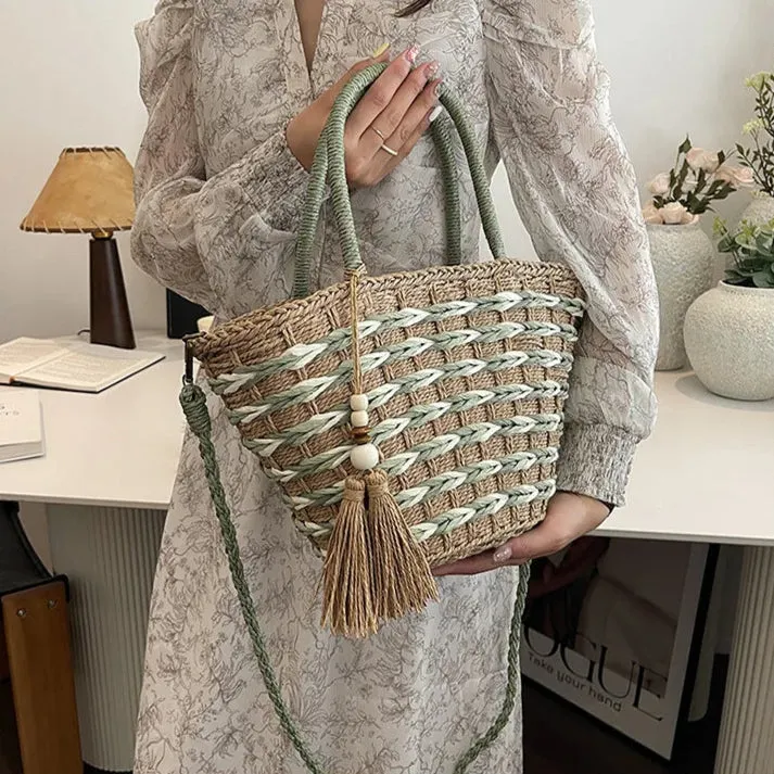 Summer Handmade Rattan Bag