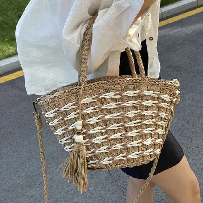 Summer Handmade Rattan Bag