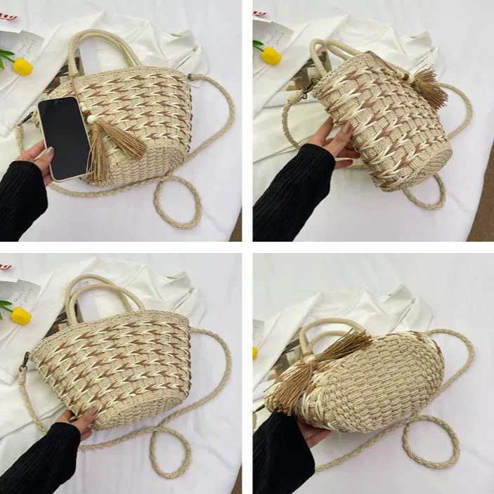 Summer Handmade Rattan Bag