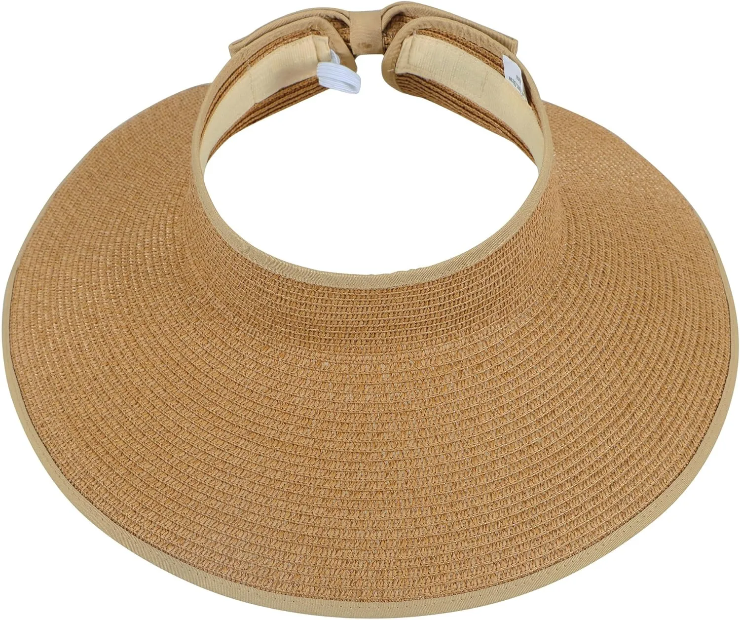 Sun Hats for Women Fashionable Womens Wide Brim Hat Roll-up Straw Sun Visor Hat
