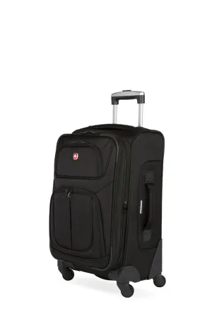 SWISSGEAR Sion 6283 21" Expandable Carry On Spinner Luggage - Black