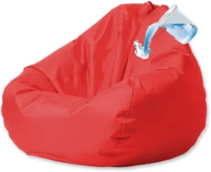 SXBCyan Outdoor Waterproof Bean Bag Cover No Filler Garden Beach Swimming Pool Floating Beanbag Pouf Chair Oxford Kids Adults (Color : Red, Size : L-D80cm-cover)