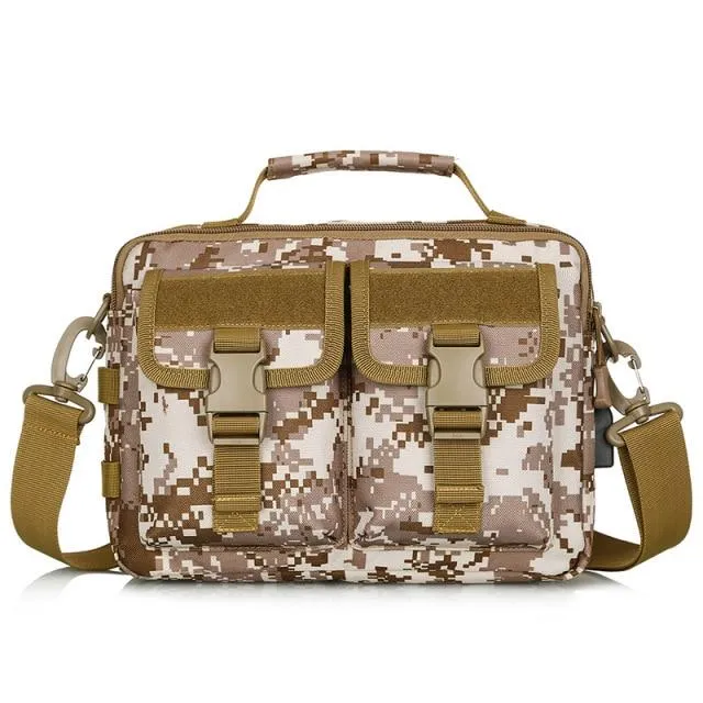 Tactical Shoulder Handbag (USB Support)