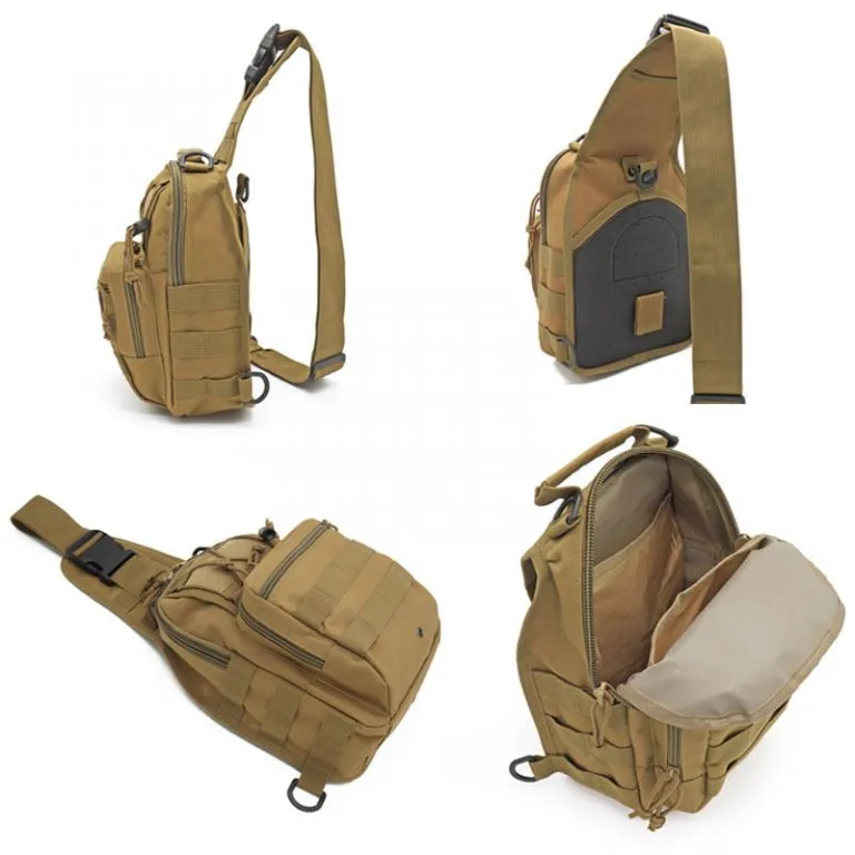 Tactical Shoulder Sling Men's Chest Bag Riding Shoulder Bag Camouflage Tactics Bag