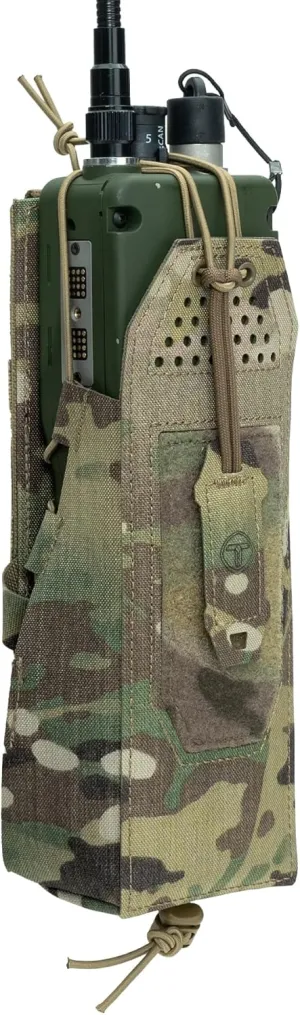 Tactical Universal Radio Holster Military Heavy Duty Holder Case for Two Way Walkie Talkie Nylon Pouch for PRC148/152 MPU5