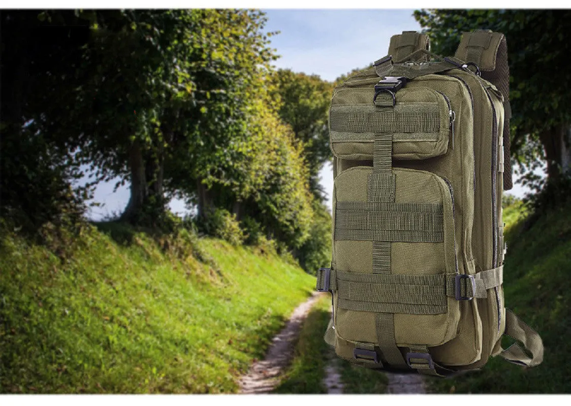 Tactical Waterproof Green Exclusive options backpack Rucksack International tracking Color 30L Outdoor