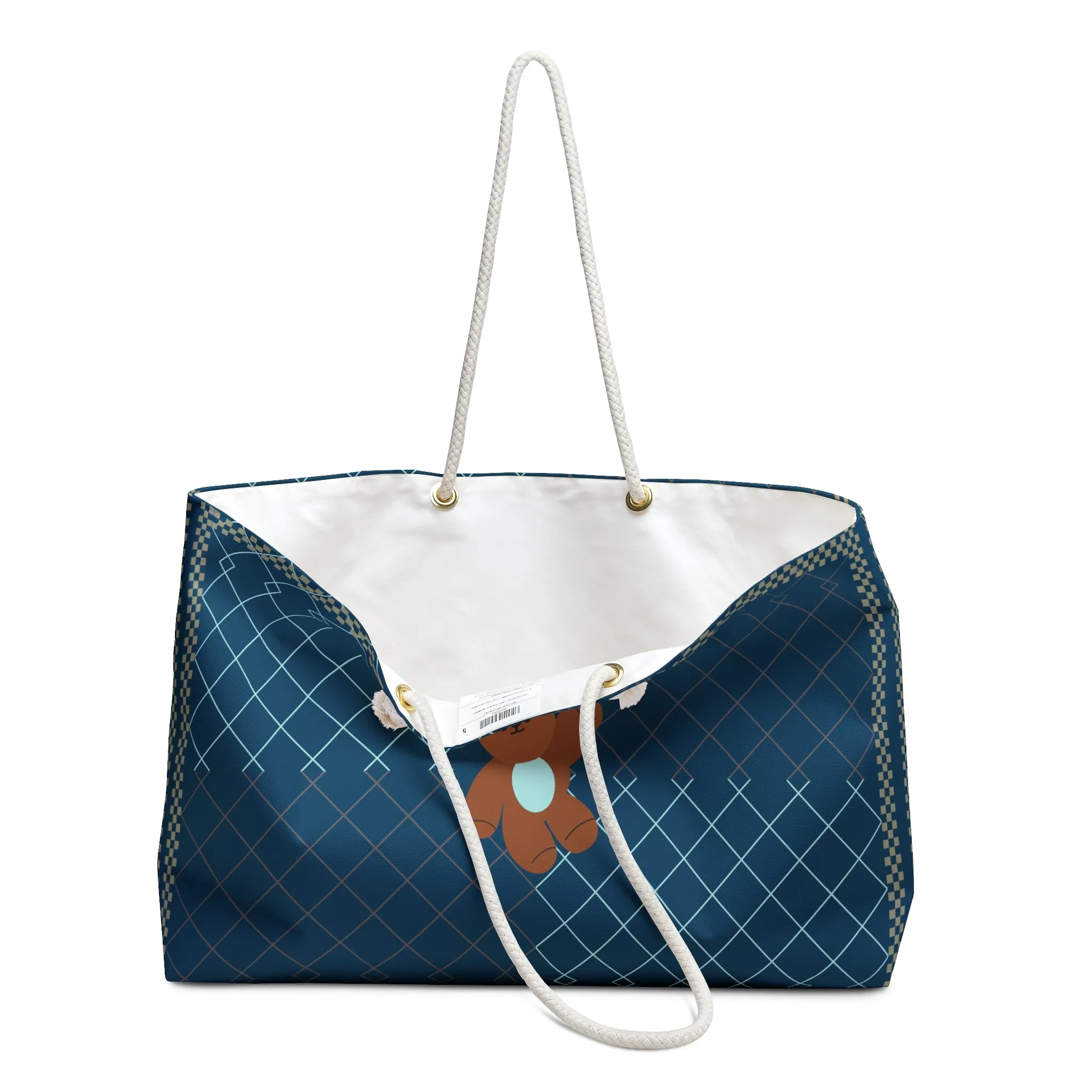 Teddy Bubble Weekender Tote