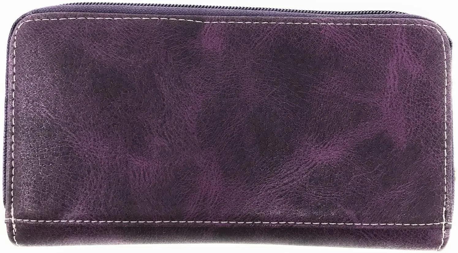 Texas West Women's Embroidered Sugar Skull Wallet Purse Clutch Wallet in 7 colors