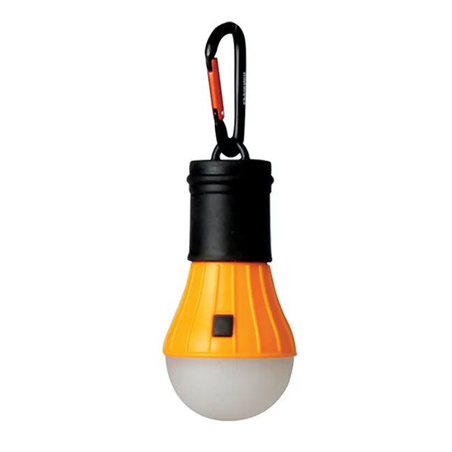 The LIGHT BULB - Waterproof LED Tent Lamp with Carabiner