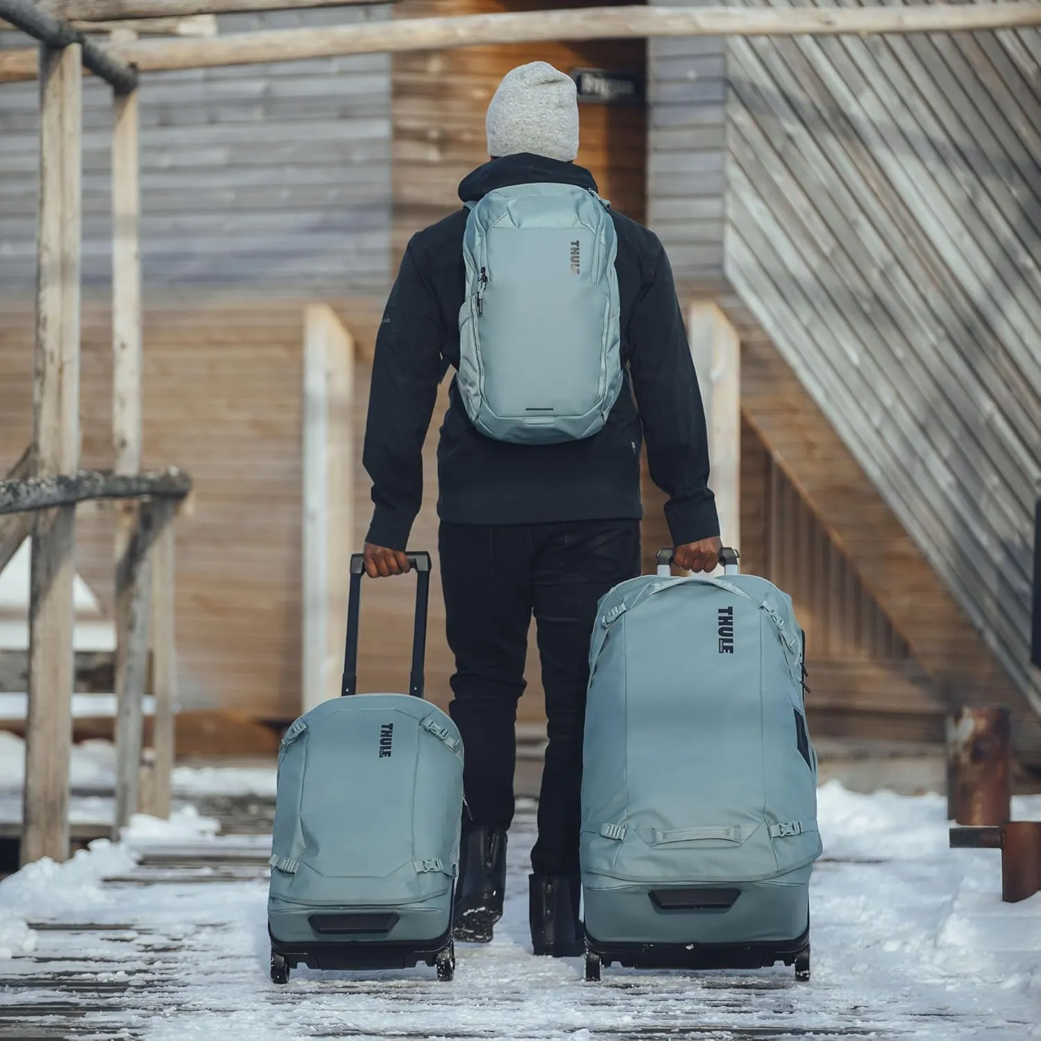 Thule Chasm Wheeled Carry-On Duffel, Pond Gray