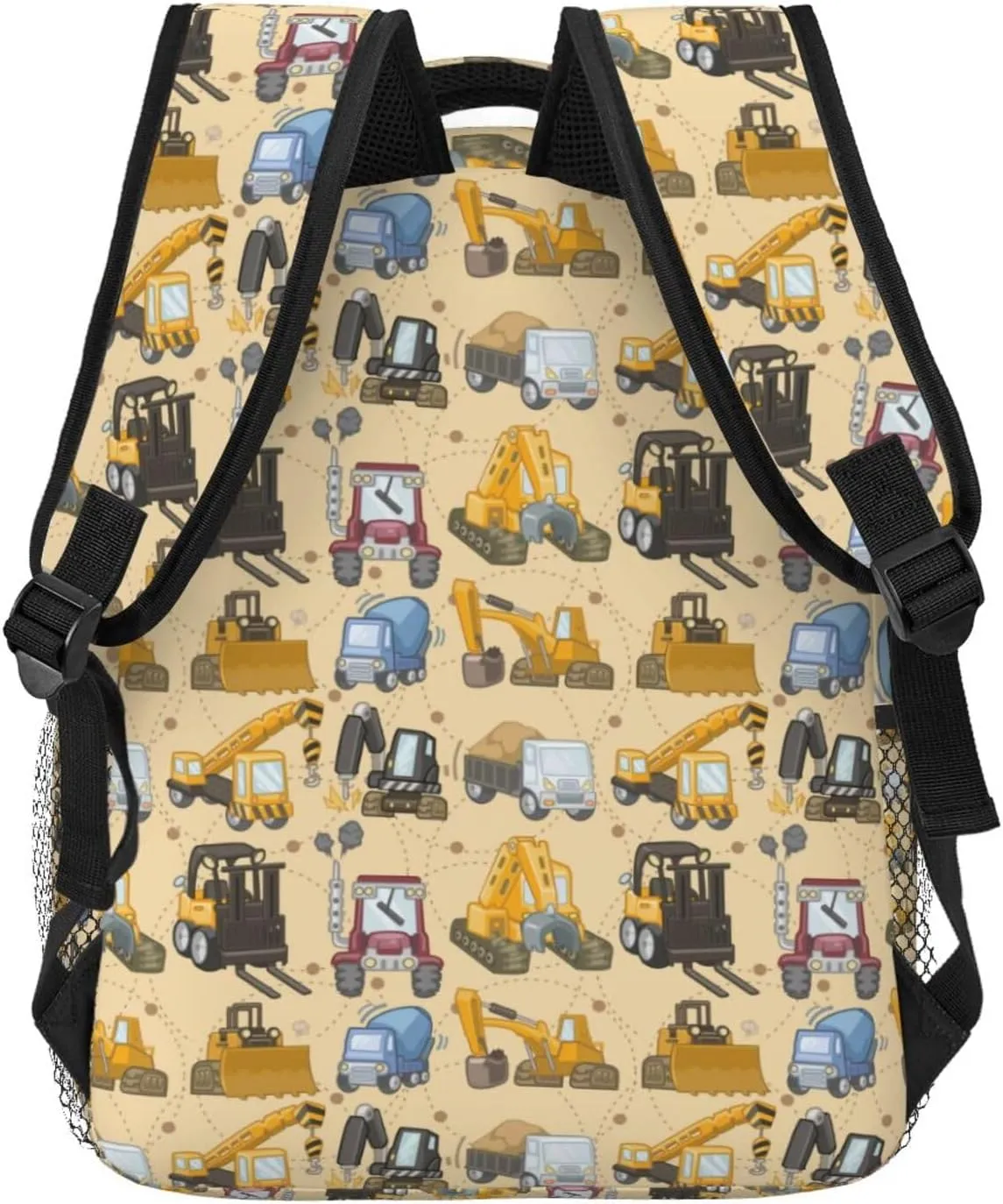 Tool truck assembly crane excavator forklift truck Backpack Double Shoulder Bag 15 Inch Laptop Bagpack for Hiking Work Camping Travel