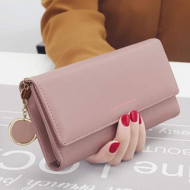 Top-tier Fashion Best-seller sale Women Letter Long Wallet
