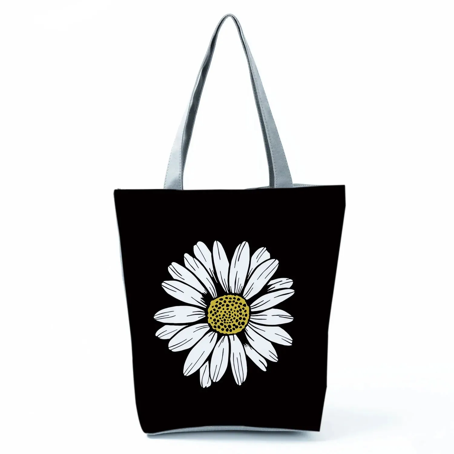 Tote Bag Ladies Outdoor Large Capacity School Teacher Gift Bag Shopping Bag Botanical Flower Print Casual Women Shoulder Bag