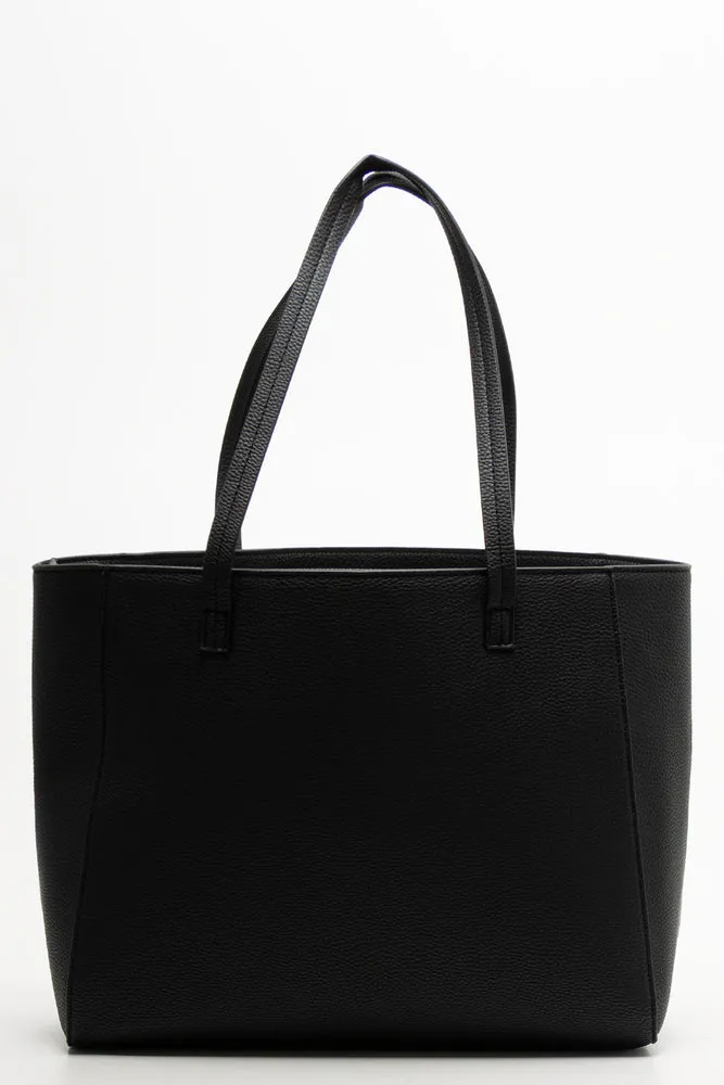 Tote Bag With Coin Purse Black