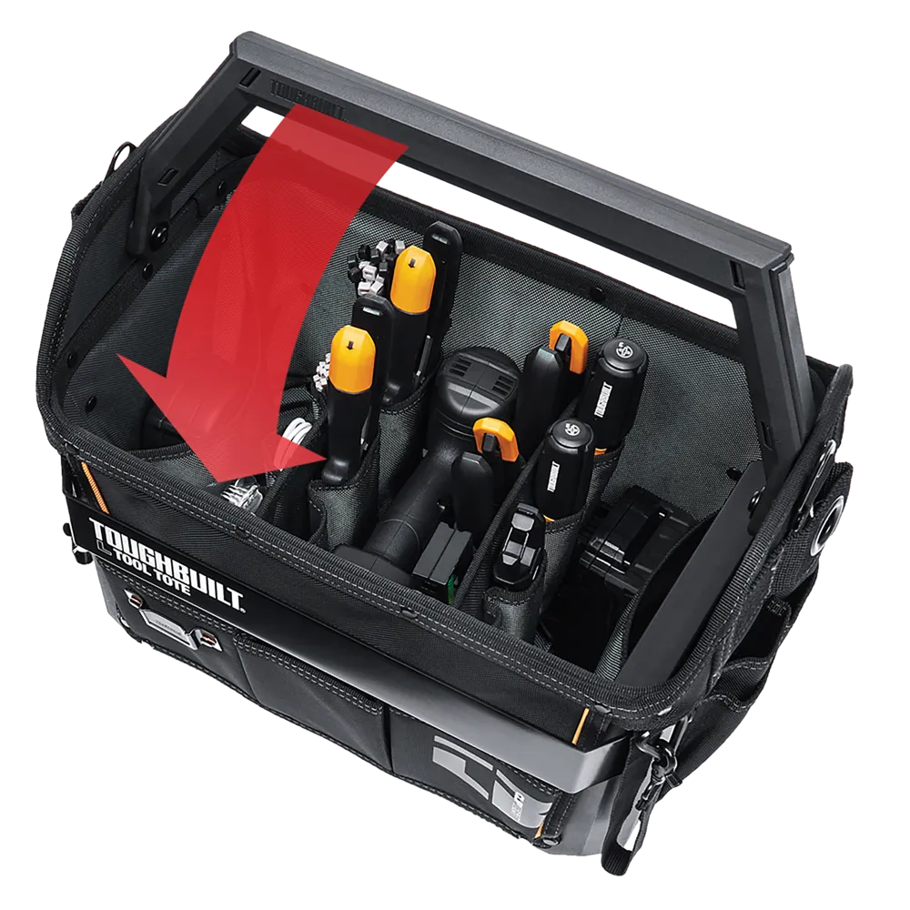 Toughbuilt L Hard Body Tool Tote 400mm/16"