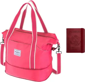 Travel Duffel Bag & Passport Holder Bundle
