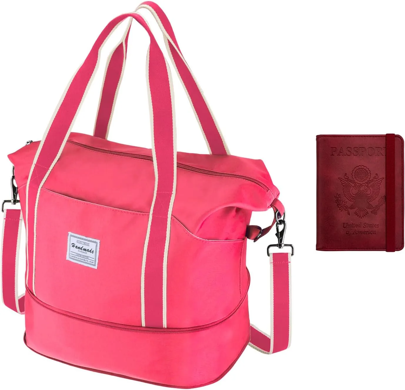 Travel Duffel Bag & Passport Holder Bundle