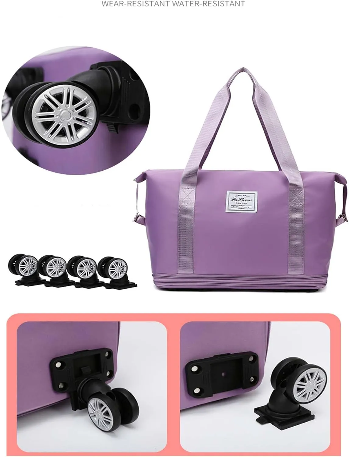 Travel Duffel Bag Sports Tote Gym Bag Overnight Bag for expandable luggage bag Foldable Travel Bag
