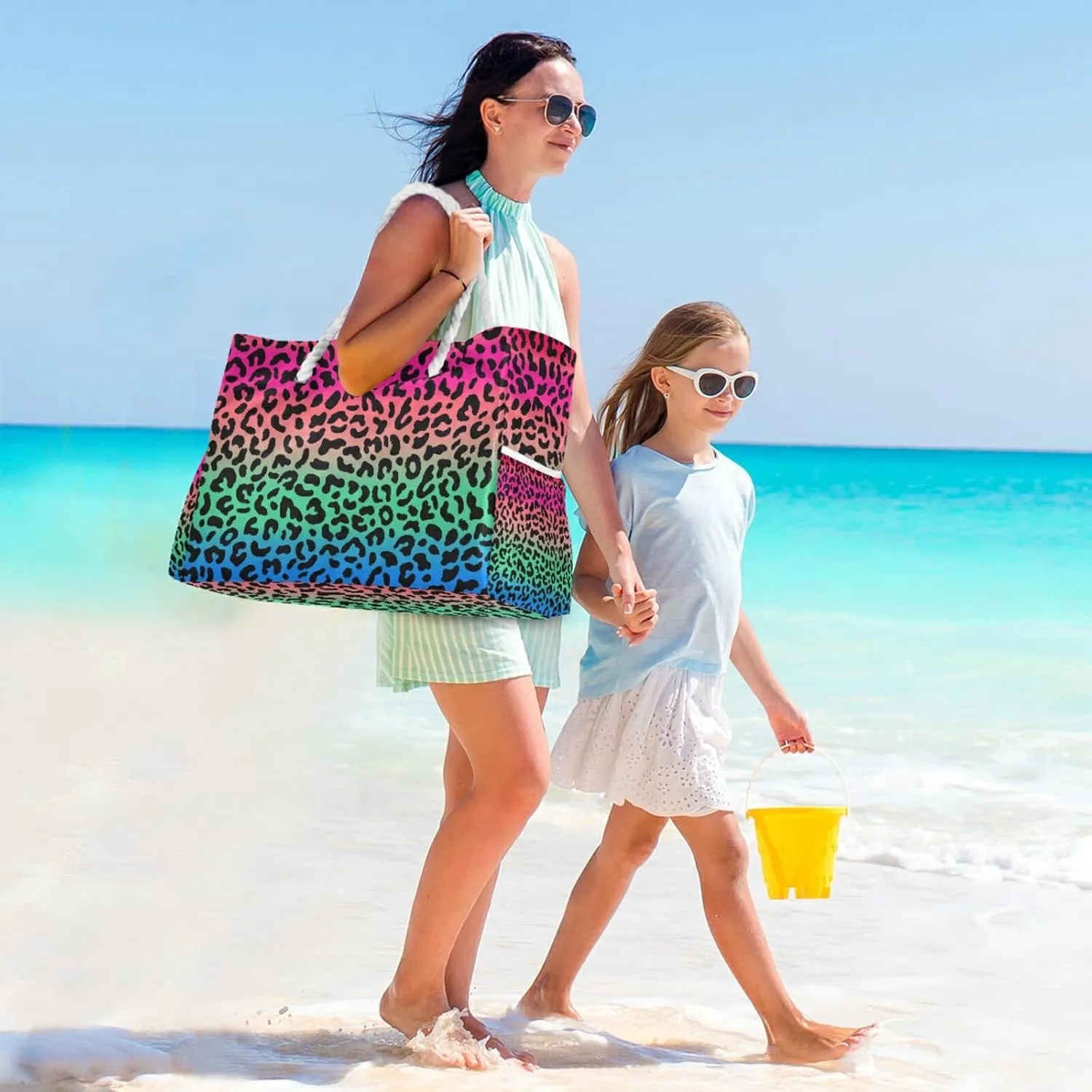 Travel Tote Bags Top Zipper,Women Waterproof Sandproof