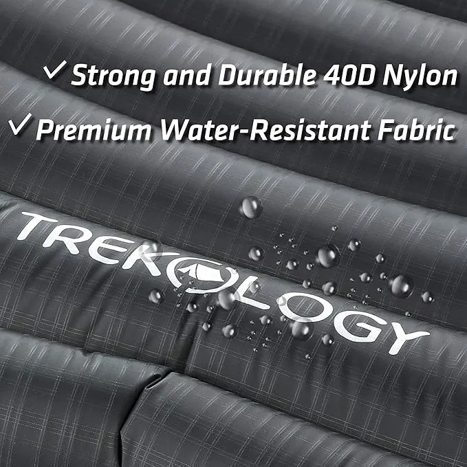 TREKOLOGY UL80 Ultralight Inflatable Backpacking Sleeping Pad for Camping