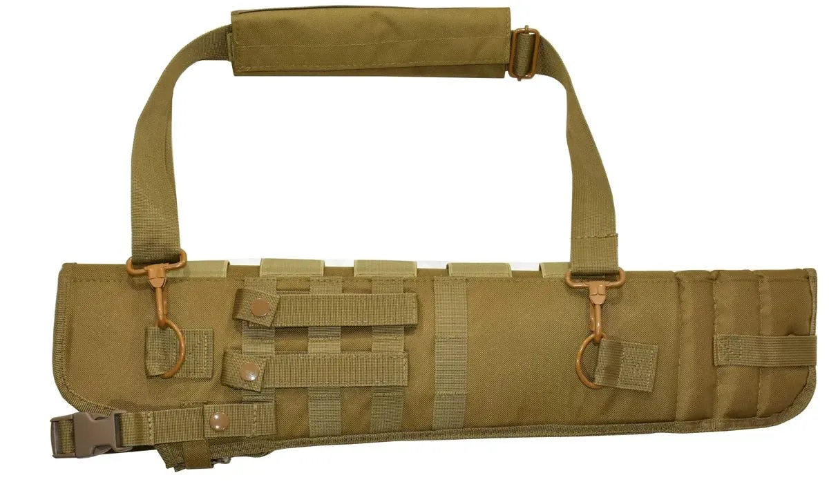 Trinity scabbard for Remington Model 870 TAC-14 Pump Action Tactical case Hunting Storage Soft Range molle Holster Bag Shoulder Military Security ATV Horse Motorcycle Padded Bag TAN 25 inches.