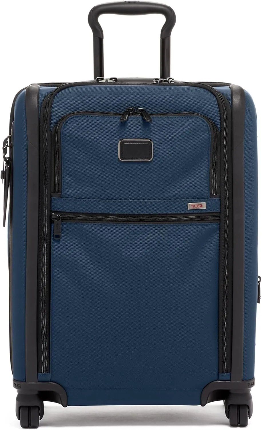 TUMI - Alpha Continental Dual Access 4-Wheeled Carry-on Luggage - Rolling, Lightweight Suitcase - Navy