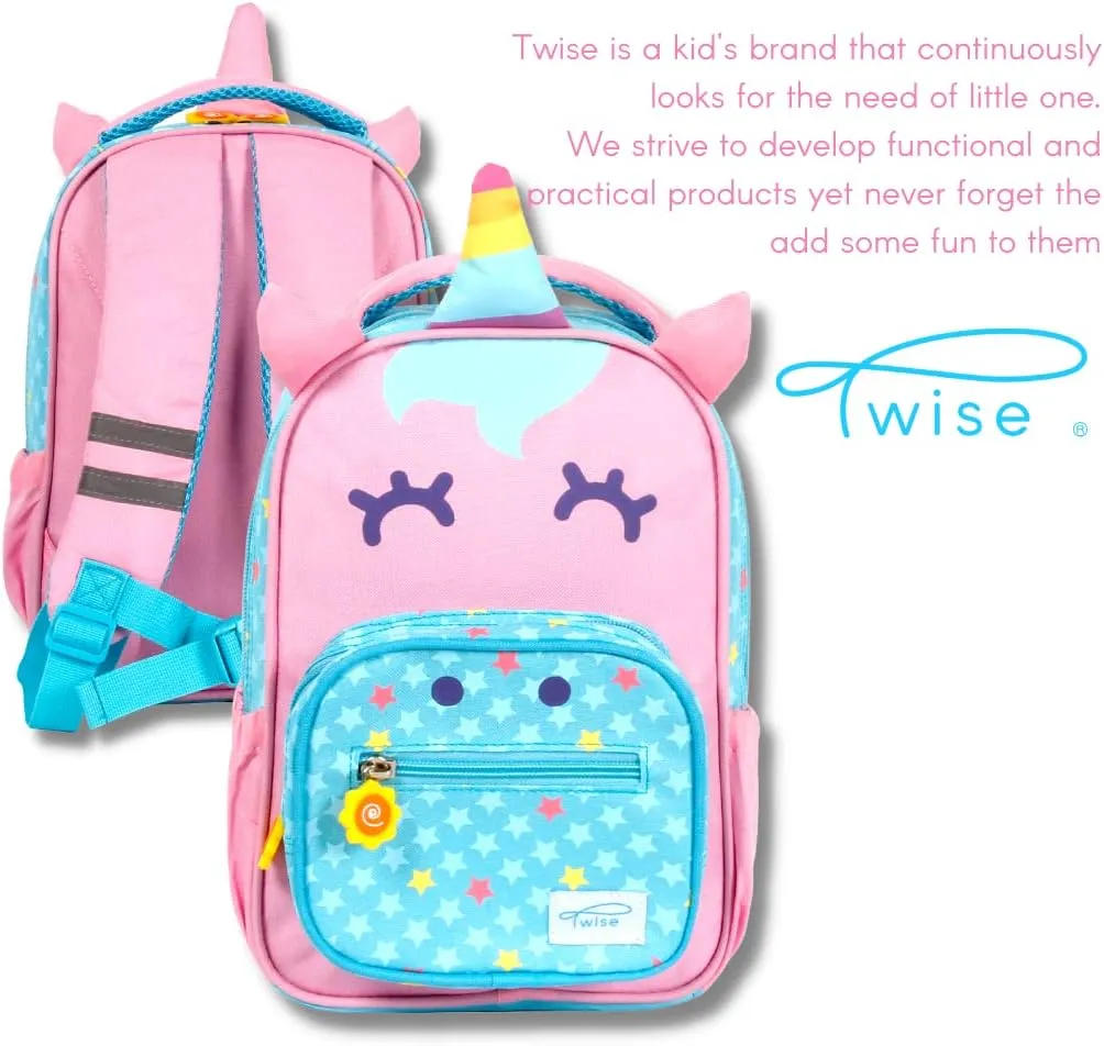 TWISE SIDE-KICK PRESCHOOL BACKPACK FOR KIDS AND TODDLERS (UNICORN)