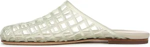 UBWDU Womens Clear Jelly Shoes Slip on Closed Toe Jelly Mesh Flats Sandals Slides Comfortable Summer Beach Slippers