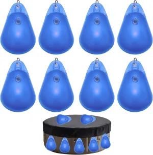UCEDER Pool Cover Weights with Hook,Heavy Duty Thick PVC Cover Weights, Leakproof Winter Hanging Weights for Above Ground Swimming Pools (8 Pack)