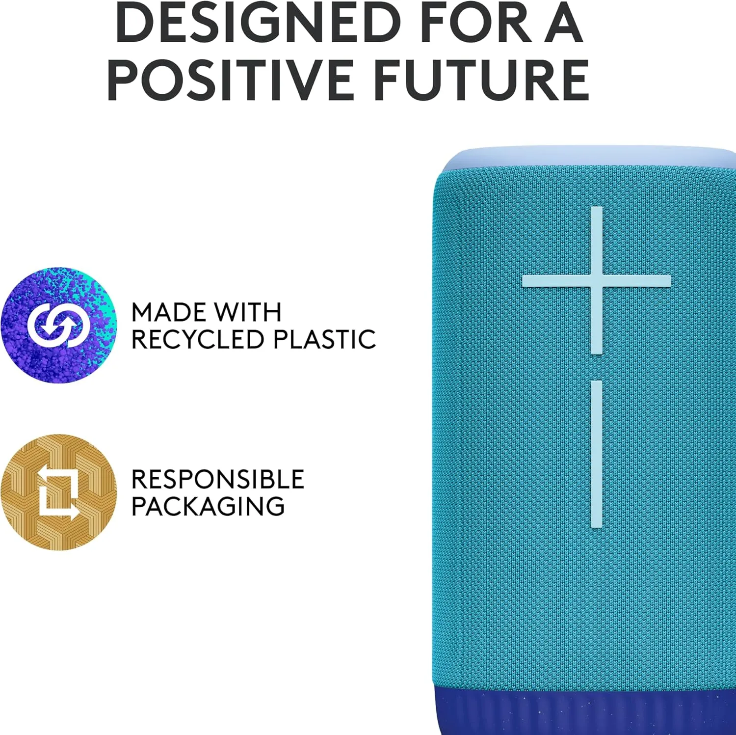 Ultimate Ears EVERBOOM Wireless Portable Waterproof Bluetooth Speaker, Azure Blue | Big Bass, Immersive 360° Sound, Floatable, Outdoor Boost, 180ft Range | with Signature Series Case