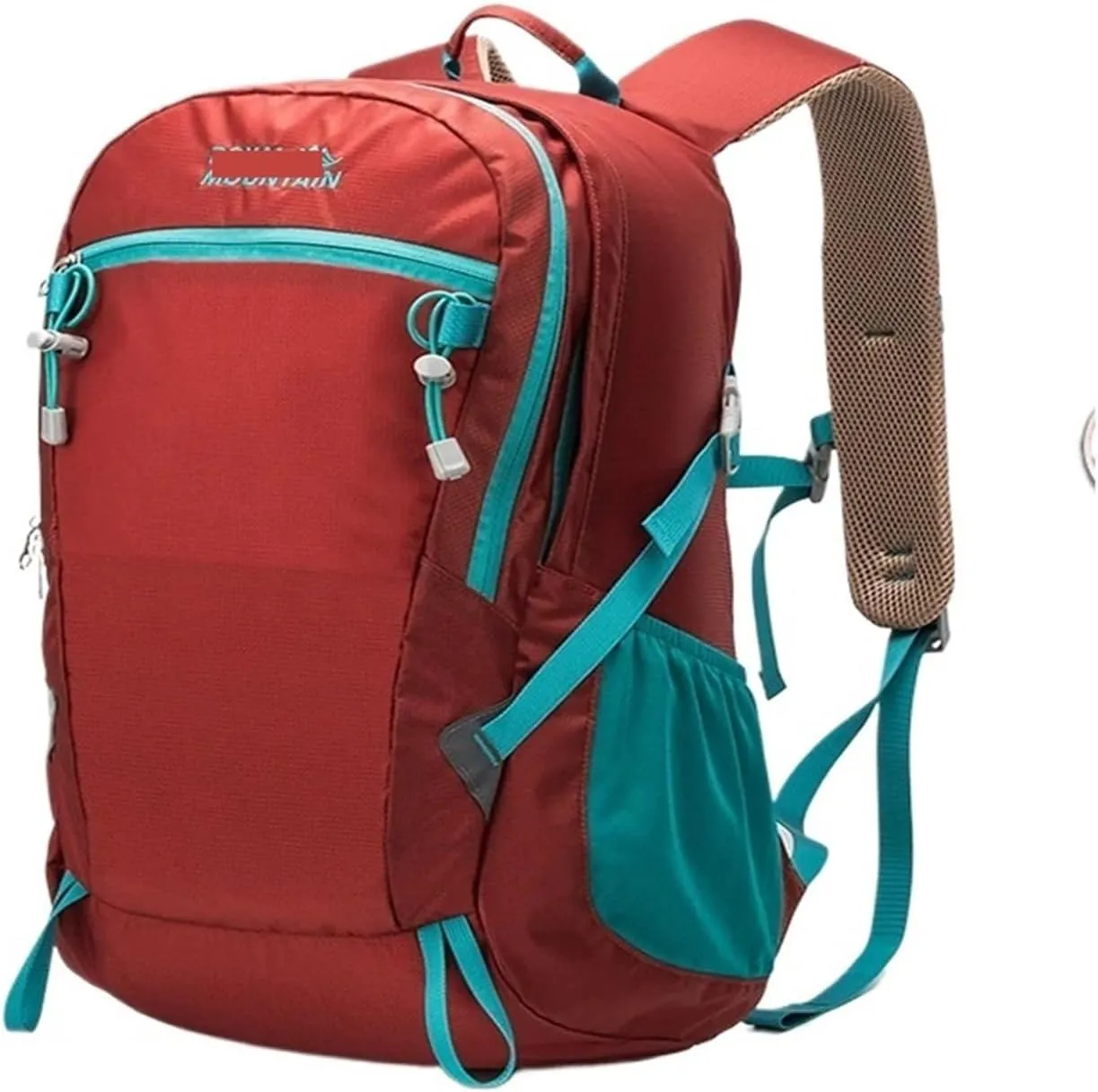 Ultralight Camping Backpack Outdoor Sports Bags Mountain Pocket Hiking Rucksack Daypack Traveling Cotton Canvas Bag(L - Light Coffee)