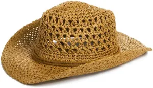 Unisex Straw Hats Summer Floppy Packable Panama Fedora Beach Sun Hat UPF 50  Adjustable Chin Strap