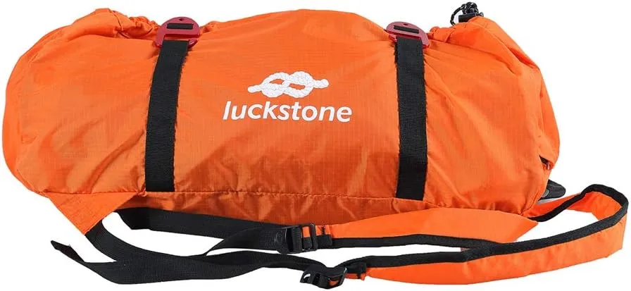 UNISTRENGH Waterproof Climbing Safety Rope Gear Storage Bag Backpacks 500D Anti-Tear Oxford Pouch For Downhill Mountaineering (Orange)