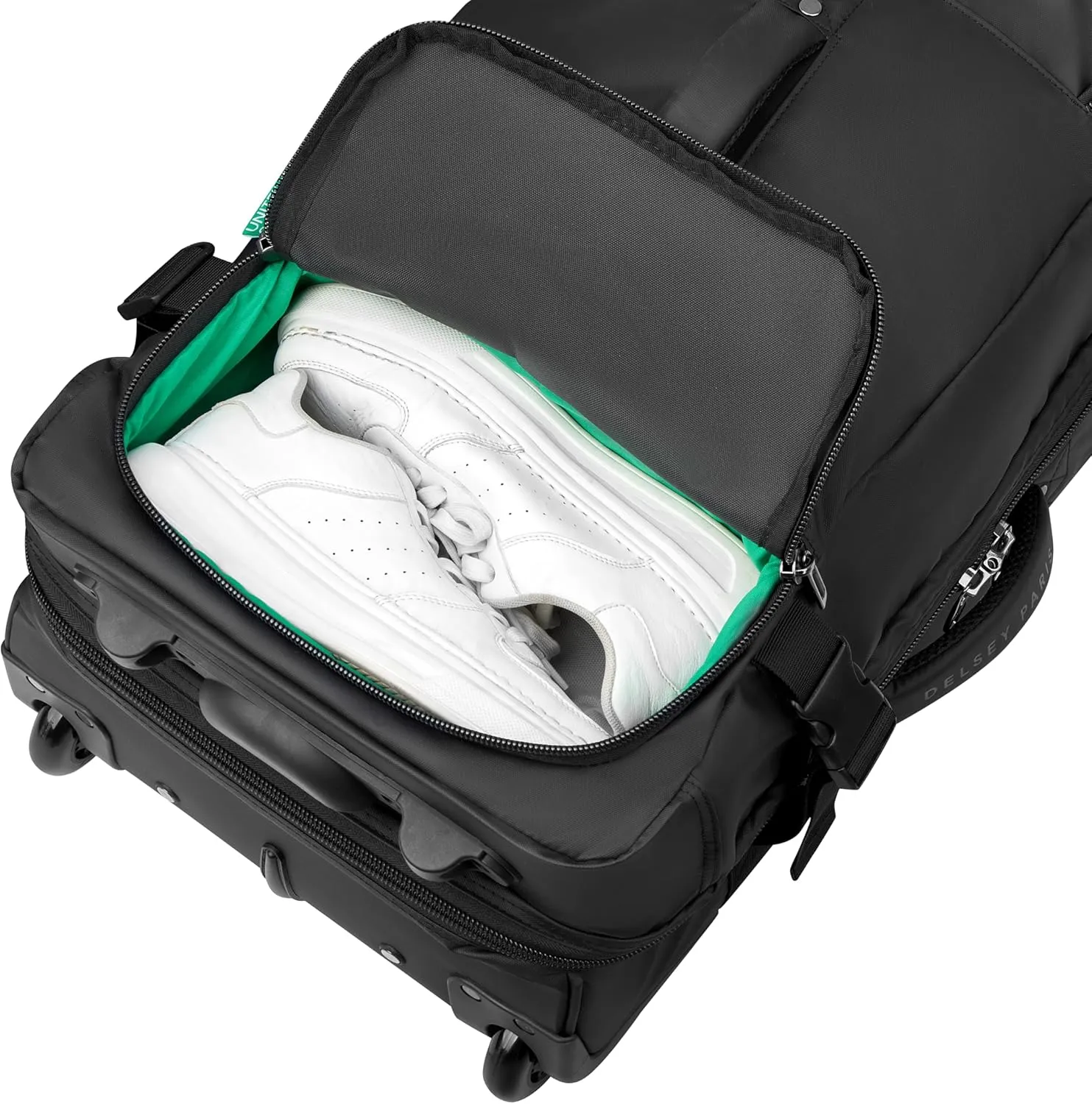 United Colors of Benetton Now Two Wheeled Rolling Duffel Bag